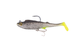 Berkley Shimma Pro Rig 4.5in Soft Plastic Swimbait Lure Silver Chartreuse