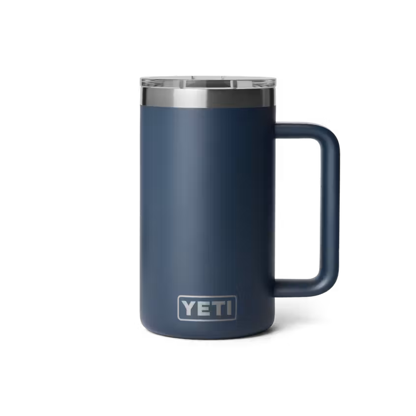 Yeti Rambler 24oz (710ml) Mug With DuraSip Ceramic Navy
