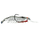 Chasebaits Flick Prawn 125mm 8g Soft Plastic Lure Crystal Prawn