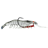 Chasebaits Flick Prawn 95mm 4g Soft Plastic Lure Crystal Prawn