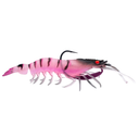 Chasebaits Flick Prawn 95mm 4g Soft Plastic Lure Pink Devil