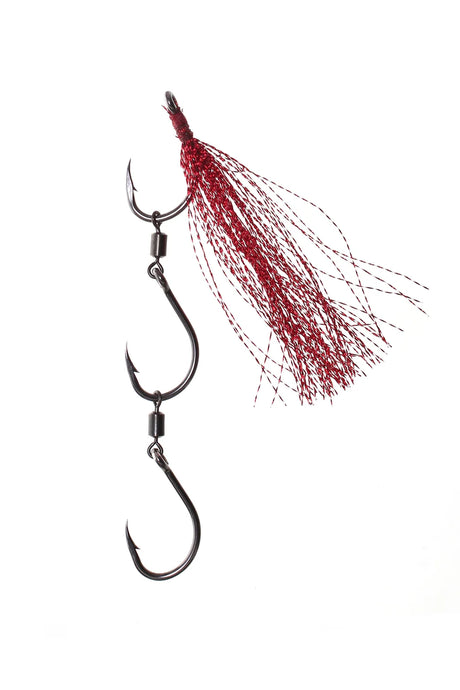 Elkat Striker 7 Pre-Made Ganged Hooks 3pk Red