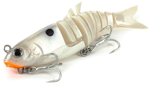 Molix Swim Shad 90mm Soft Plastic Swimbait Lure Aussie Pearl White