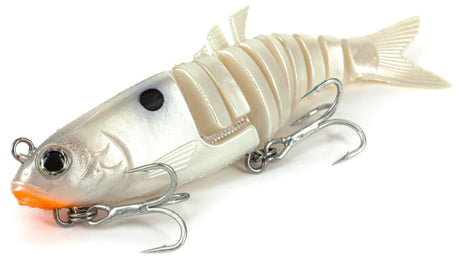 Molix Swim Shad 90mm Soft Plastic Swimbait Lure Aussie Pearl White