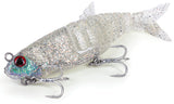 Molix Swim Shad 90mm Soft Plastic Swimbait Lure Aussie Clear Flash