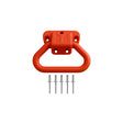 Tropical Ice Box Handle With 5 Rivets Orange
