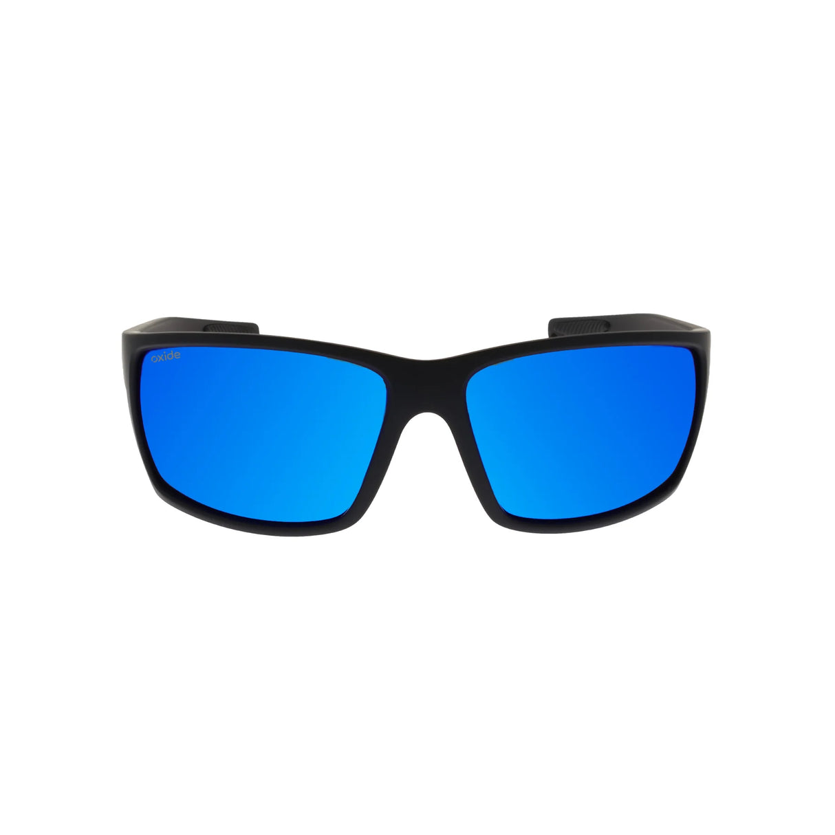 Oxide Titan Polarised Sunglasses Matt Black - Blue Mirror