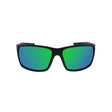 Oxide Titan Polarised Sunglasses Matt Black - Green Mirror