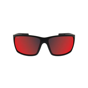 Oxide Titan Polarised Sunglasses Matt Black - Red Mirror