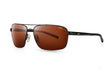Tonic Blaq Polarised Sunglasses Satin Black - Copper Photochromic