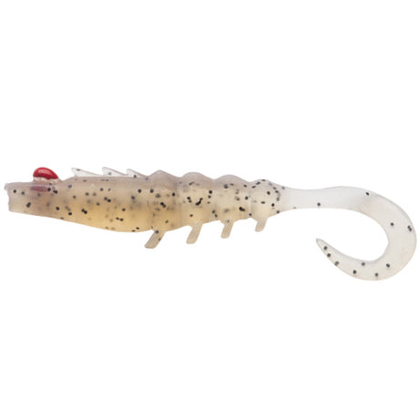 Squidgies Prawn Wriggler 65mm Soft Plastic Lure Cracked Pepper