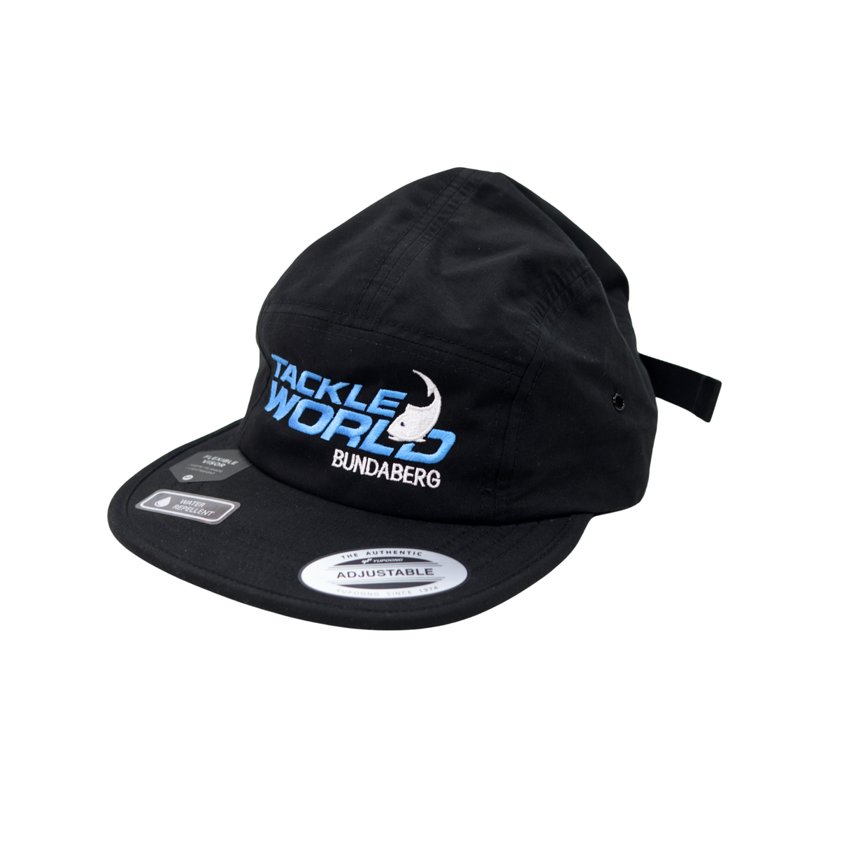 Tackle World Bundaberg 7005WP Black Classic Waterproof Jockey Cap