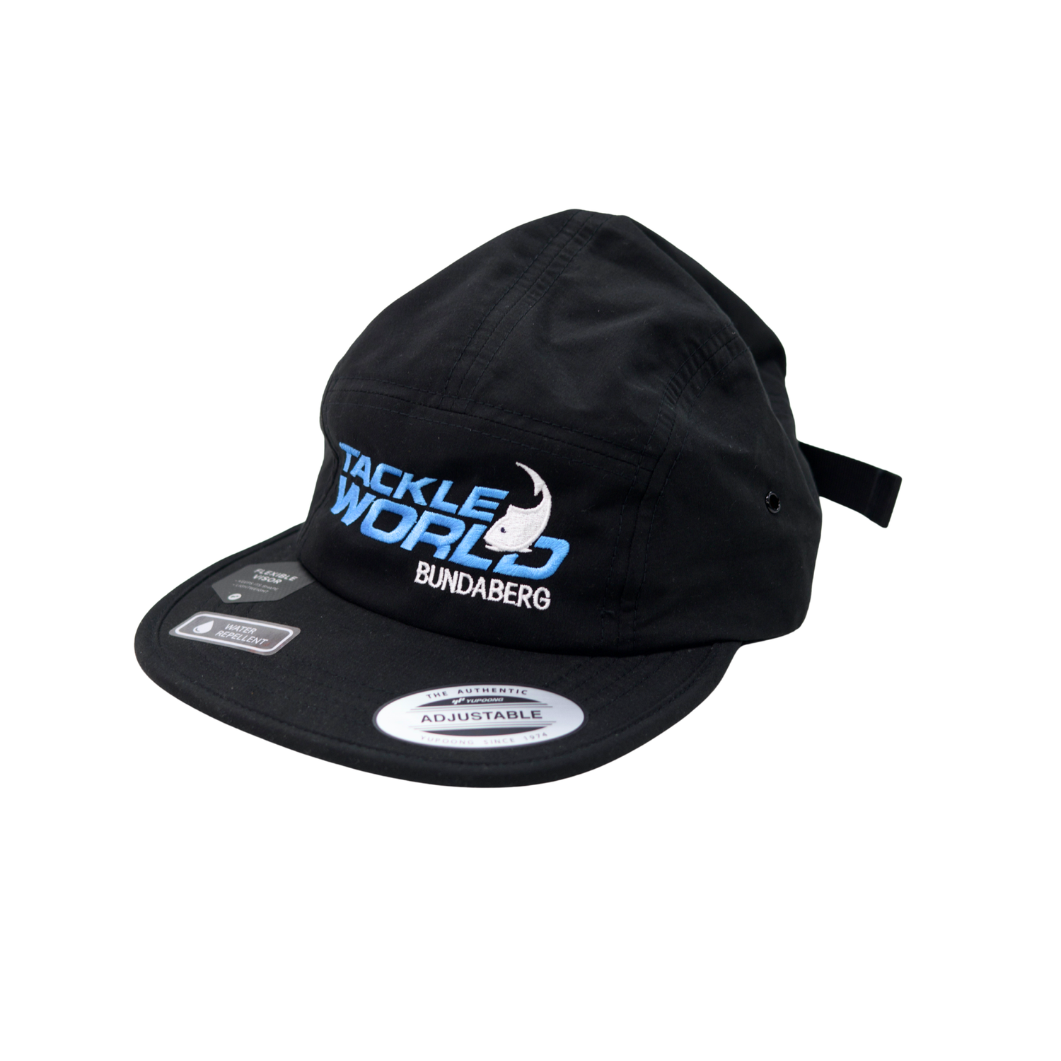 Tackle World Bundaberg 7005WP Black Classic Waterproof Jockey Cap