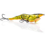 Chasebaits Panic Prawn 70mm Floating Stickbait Lure Gold Chrome