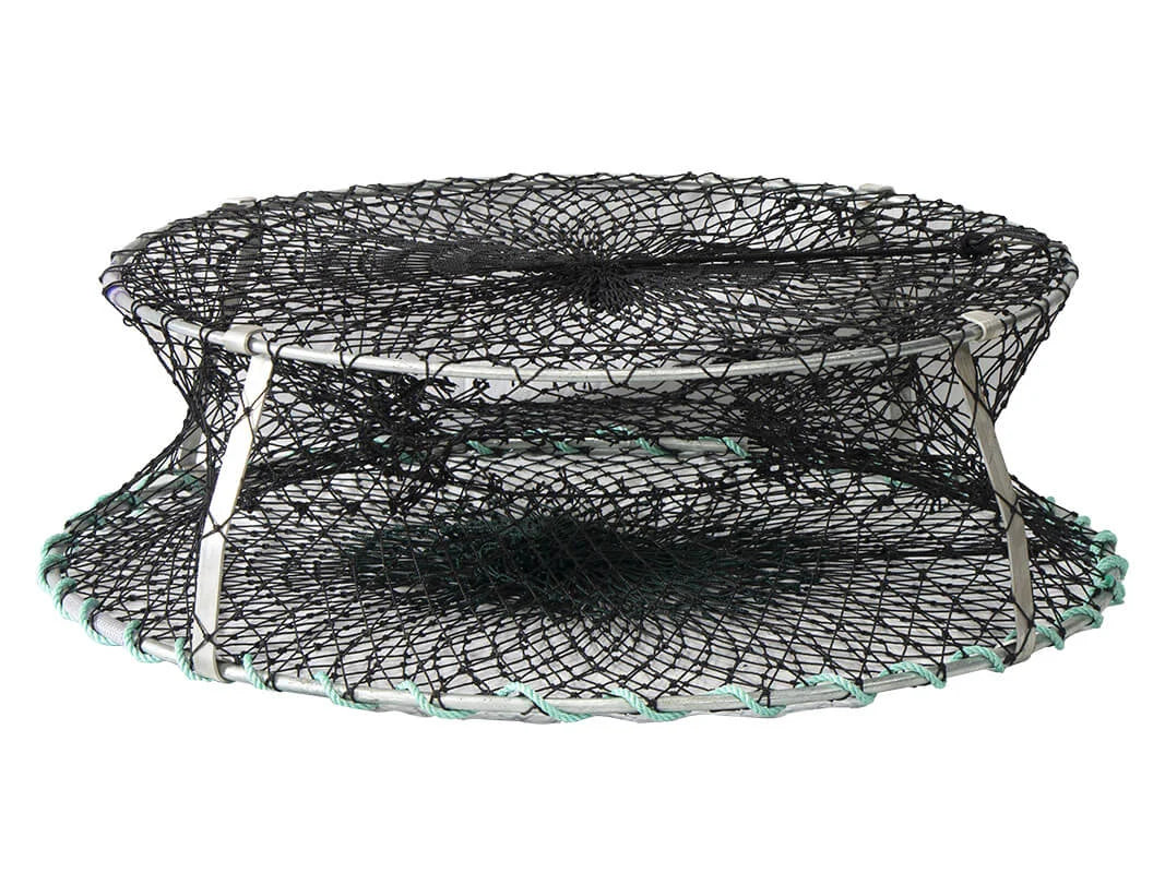 Crab n Gear Top Lift Crab Pot With Aluminium Arms 4 Entry 900mm Black