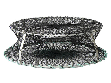 Crab n Gear Top Lift Crab Pot With Aluminium Arms 4 Entry 900mm Black