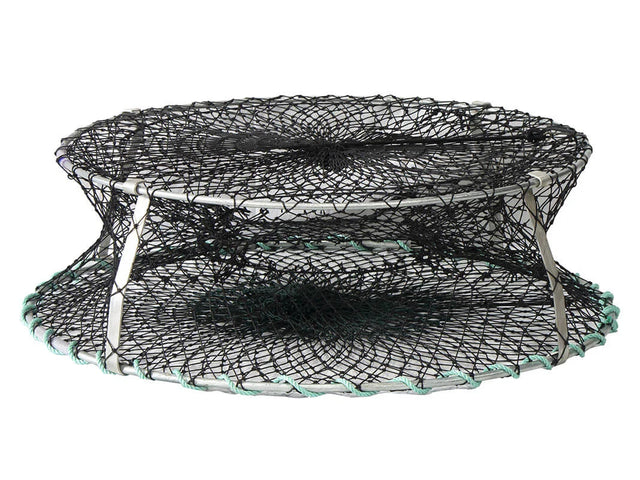 Crab n Gear Top Lift Crab Pot With Aluminium Arms 4 Entry 900mm Black
