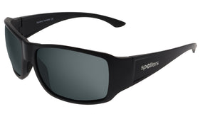 Spotters Torque Polarised Sunglasses Matt Black - Carbon