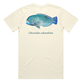 Reef Lagoon T-Shirt BlackSpot Tuskfish Tee Natural