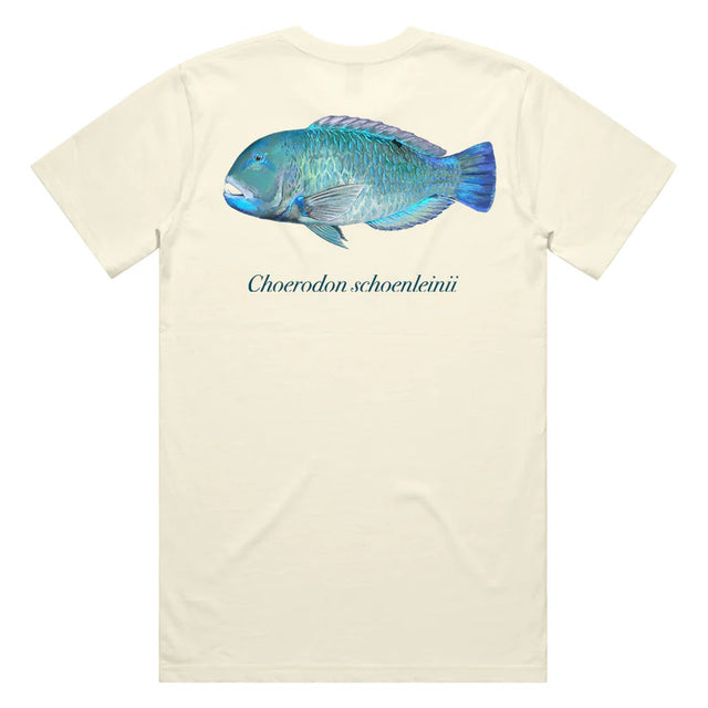 Reef Lagoon T-Shirt BlackSpot Tuskfish Tee Natural