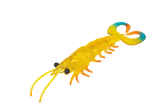 Molix Twin Tail Prawn 5in Soft Plastic Lure Banana Prawn