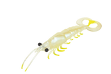 Molix Twin Tail Prawn 5in Soft Plastic Lure Pearl Chartreuse