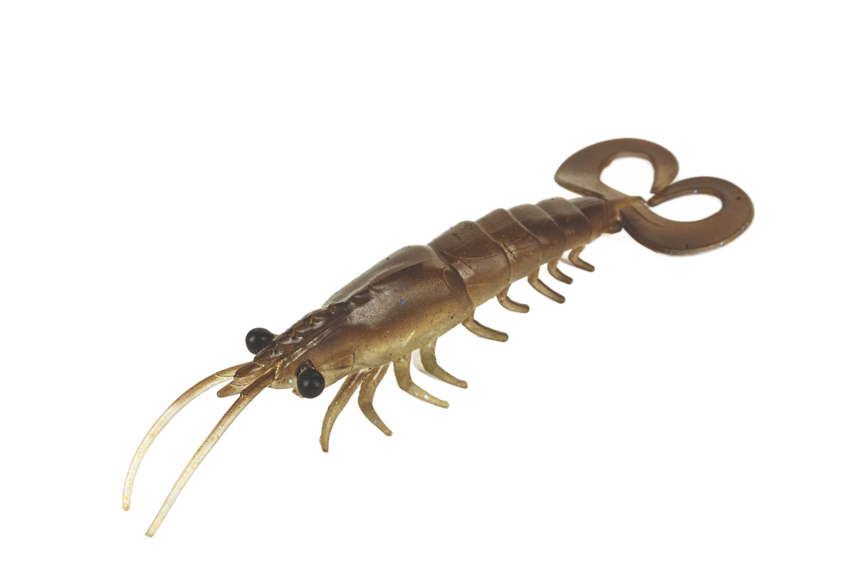 Molix Twin Tail Prawn 5in Soft Plastic Lure Wakasagi