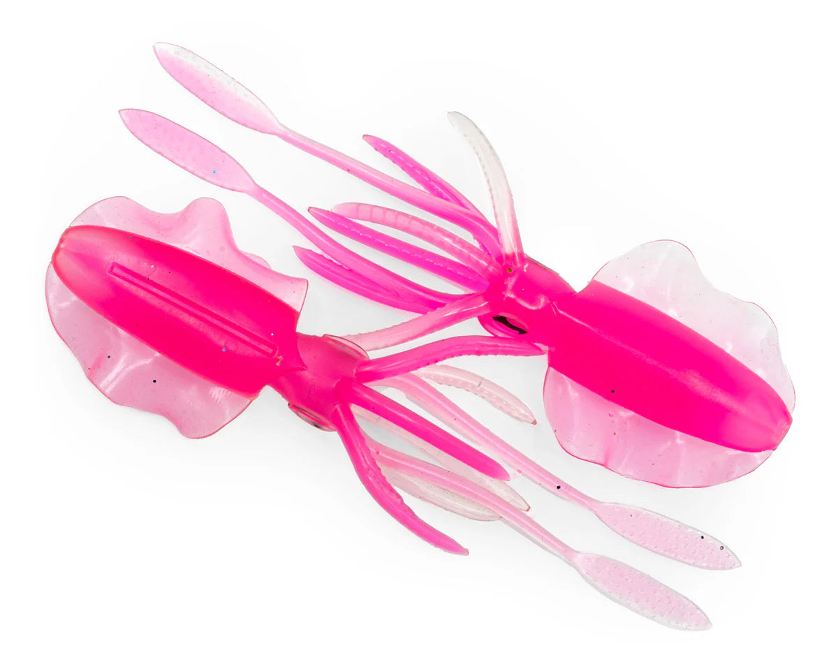Chasebaits Ultimate Squid 200mm Soft Plastic Lure Pink Uv