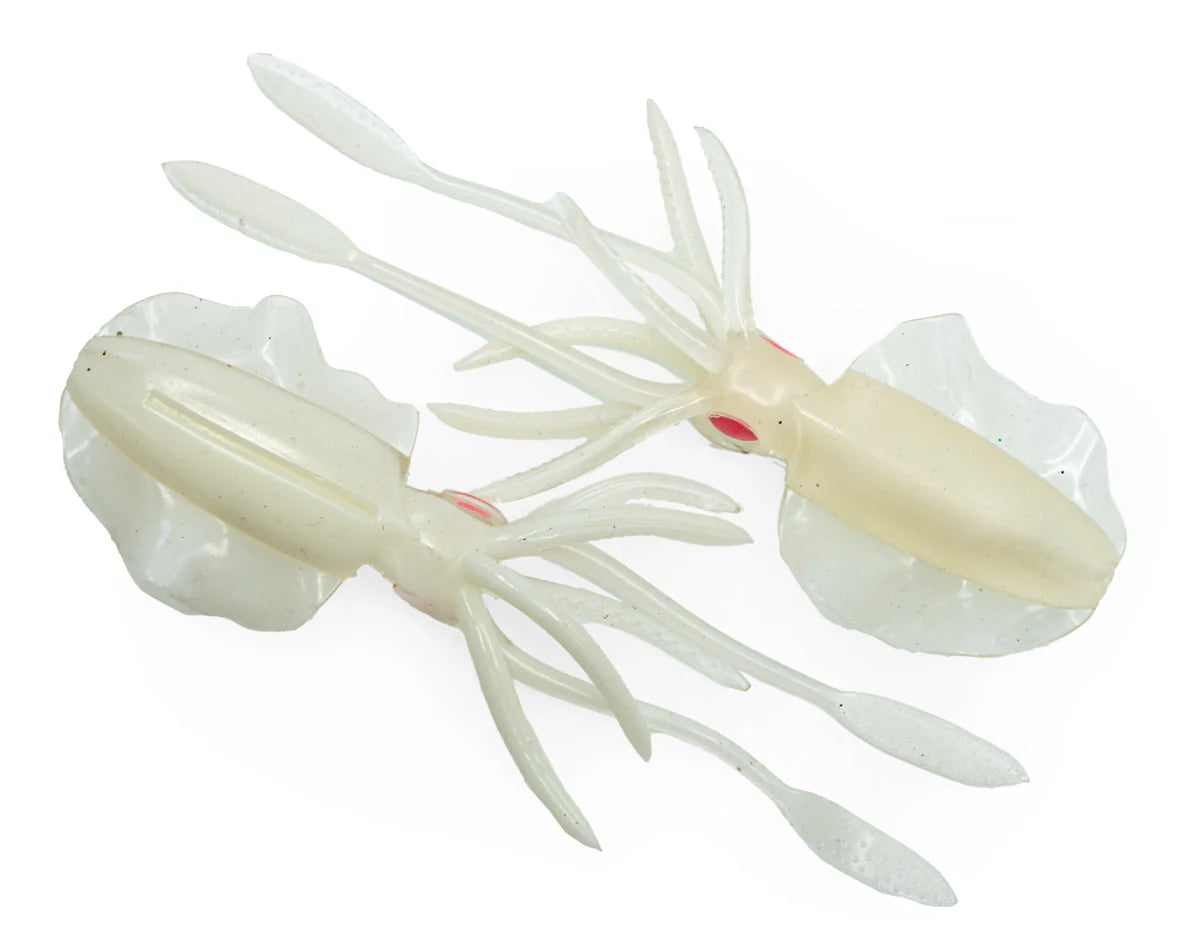Chasebaits Ultimate Squid 200mm Soft Plastic Lure Milk Glow