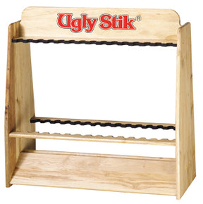 Ugly Stik Timber Fishing Rod Rack 30 Rods
