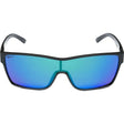 Ugly Fish Beast Polarised Sunglasses Matt Black - Green Mirror