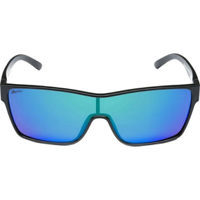 Ugly Fish Beast Polarised Sunglasses Matt Black - Green Mirror