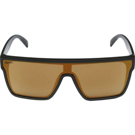 Ugly Fish Havok Polarised Sunglasses Matt Black - Gold Mirror