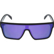 Ugly Fish Havok Polarised Sunglasses Matt Black - Purple Mirror