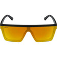 Ugly Fish Vortex Polarised Sunglasses Matt Black - Orange Mirror