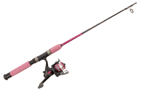 Ugly Stik TackleRatz Pre-Spooled Spinning Combo Red