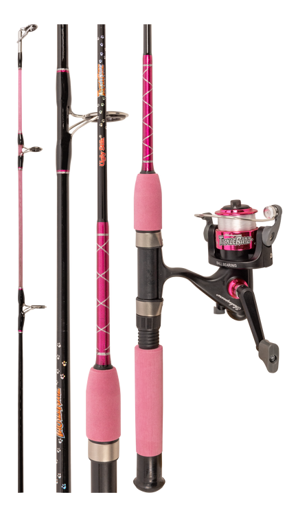 pink ugly stik rod Shakespeare Spinning Fishing Station the Ugly Stik Carbon Salmon/Steelhead Spinning Rods are lighter than ever before while still retaining the legendary Ugly Stik toughness Ugly Stik Ladies Spinning Fishing