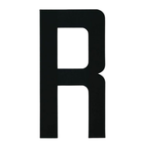 BLA Stick On Boat Rego Letters Pair 8in Black