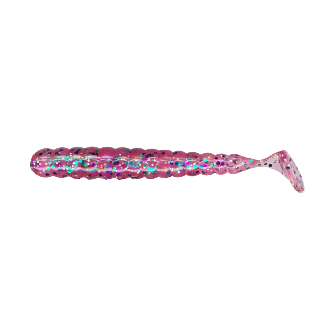 Charlie Brewers Slider Grub 3in Soft Plastic Lure Cotton Candy