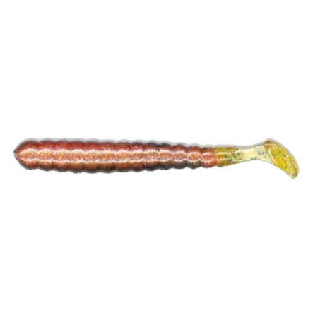 Charlie Brewers Slider Grub 3in Soft Plastic Lure Crawfish Copper Blue