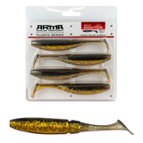 Arma Skip Doctor 130mm Soft Plastic Lure Dusky Black And Gold