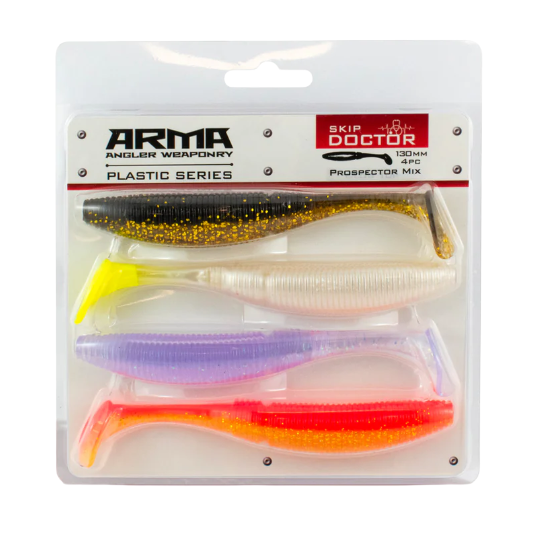 Arma Skip Doctor 130mm Soft Plastic Lure Prospector Mix