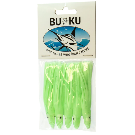 Buku Octopus 3.5in Skirted Lure Green Glow