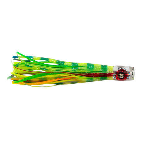 Buku Rezy Heads 6in Skirted Trolling Lure Squid Green