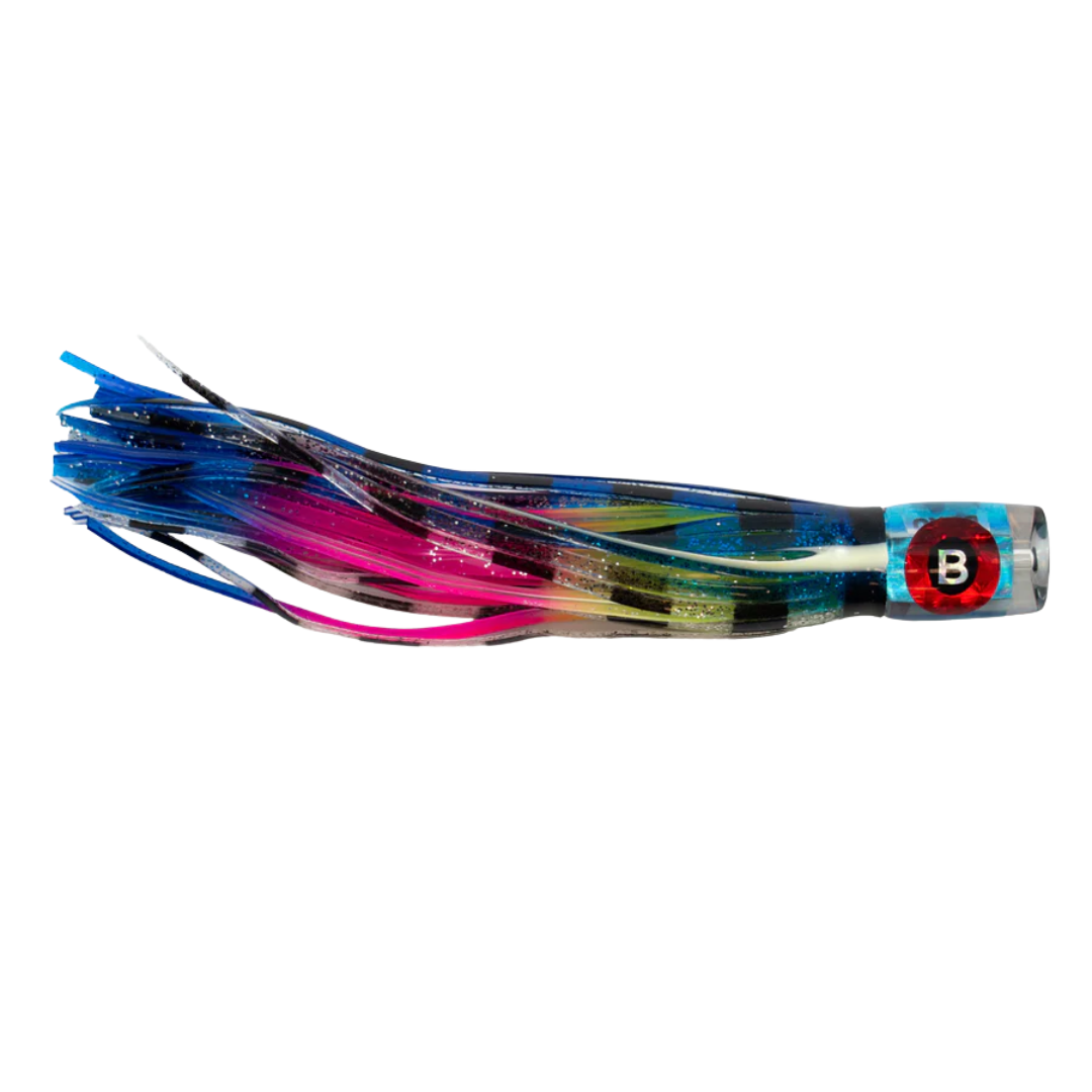Buku Rezy Heads 6in Skirted Trolling Lure Aurora