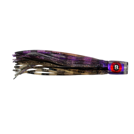 Buku Rezy Heads 6in Skirted Trolling Lure Stealth Purple