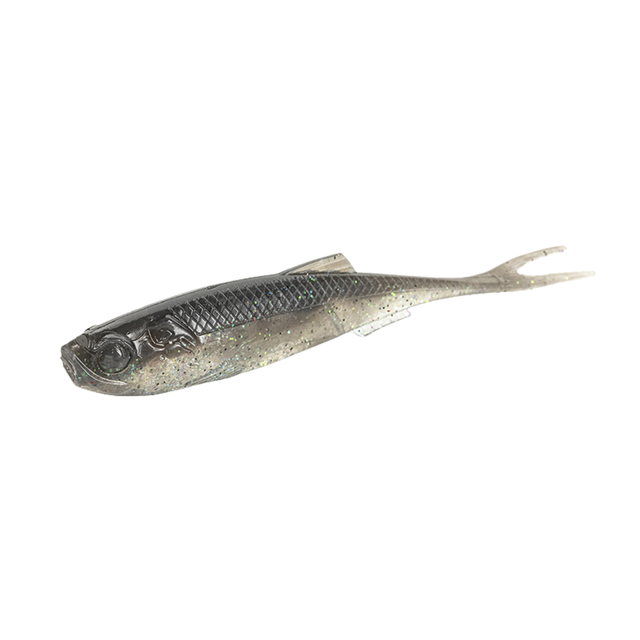Molix RT Fork Flex 3in Soft Plastic Lure Electric Smoke Shad