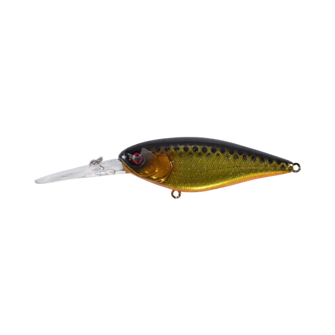 Jackall Super Squirrel 79 Flat 79mm Hard Body Lure HL Sparkle Gold Black