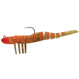 Wilson Wild Shrimp Expose HD 5in Pre-Rigged Soft Plastic Lure Orange Nugget