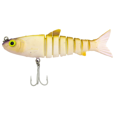 Zerek Live Mullet 4.5in Soft Plastic Swimbait Lure Olive Guppy